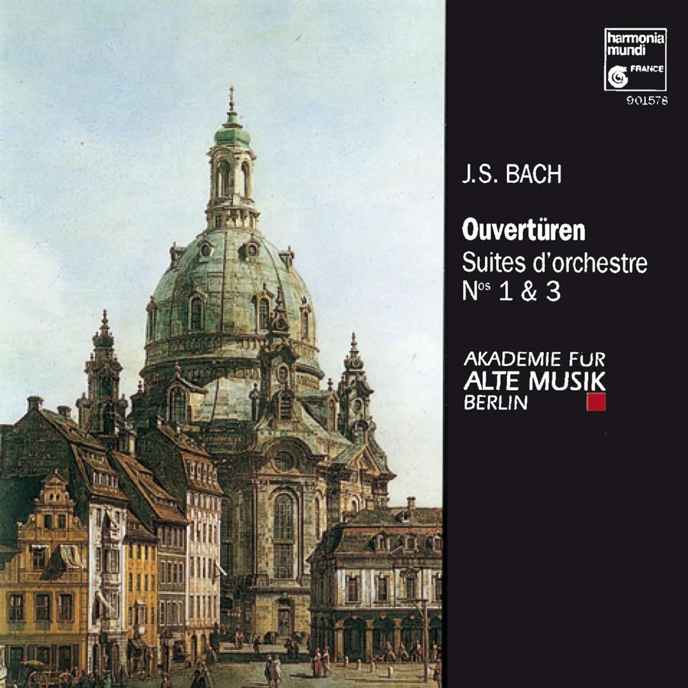 Обложка альбома «J.S. Bach: Suites for Orchestra No. 1 & 3» — Akademie für Alte Musik Berlin