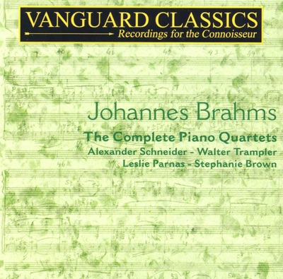 Brahms: Piano Quartets