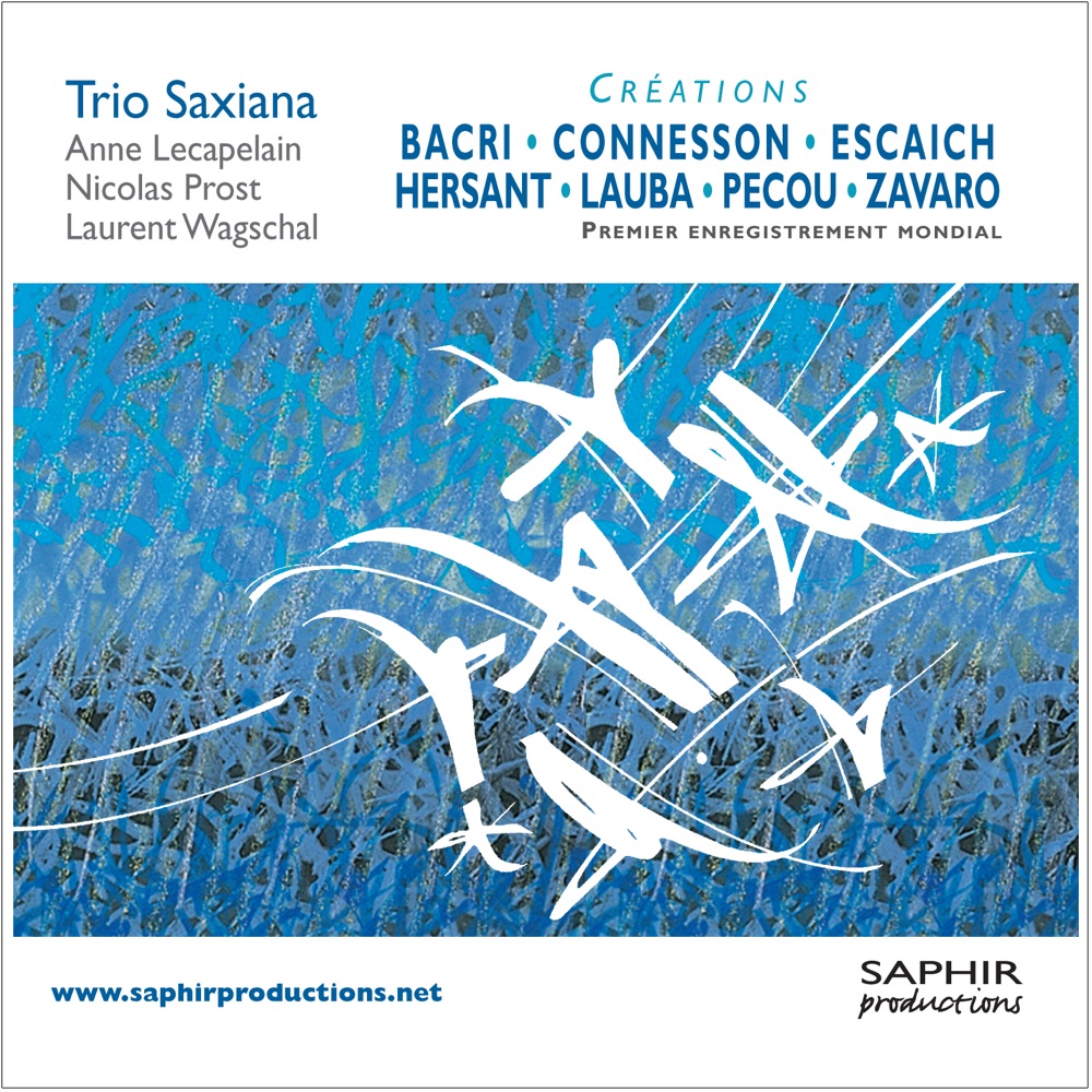 Обложка альбома «Créations» — Trio Saxiana