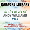 Charade (Instrumental Only) [In the Style of Andy Williams] - Karaoke Library