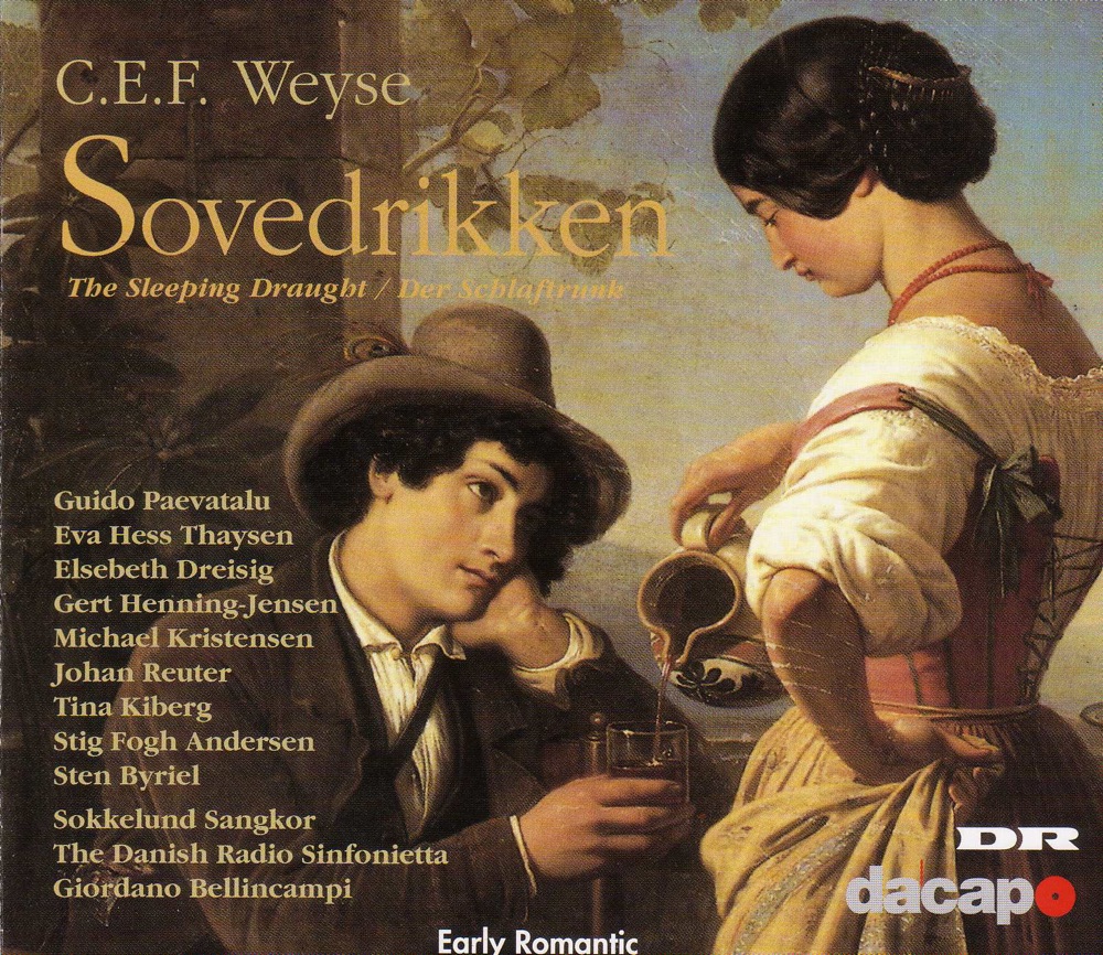 Обложка альбома «Weyse: Sovedrikken» — Giordano Bellincampi, Sokkelund Sangkor & Danish Radio Sinfonietta