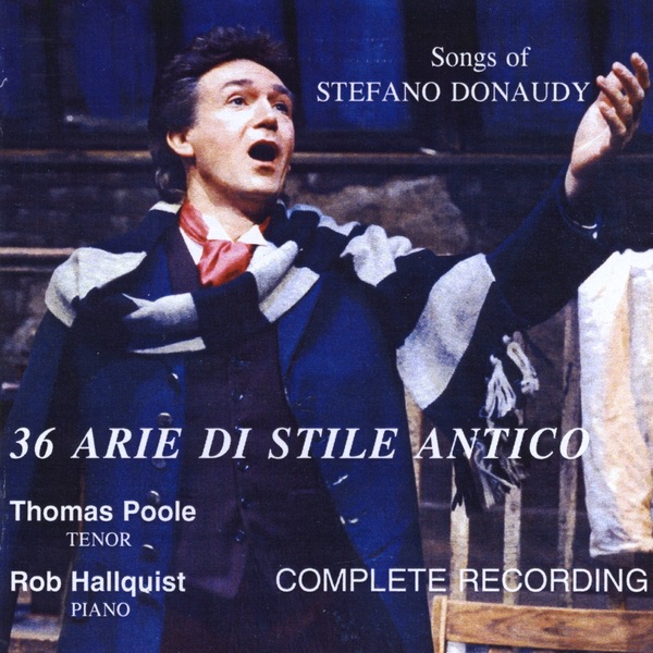 Обложка альбома «Songs of Stefano Donaudy: 36 Arie Di Stile Antico» — Thomas Poole