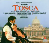 Tosca : Act 1 "Gente là dentro!" [Cavaradossi, Angelotti, Tosca] — Catherine Malfitano, Coro di Roma della RAI, Giacomo Prestia, Orchestra Sinfonica, Plácido Domingo & Zubin Mehta