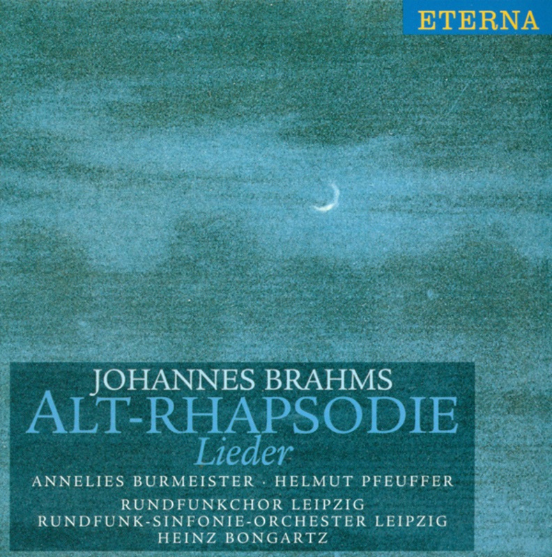 Обложка альбома «Brahms: Lieder» — Annelies Burmeister & Helmut Pfeuffer