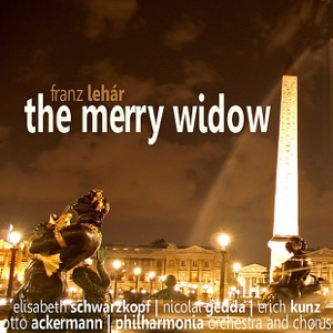 Capa do álbum Lehár: the Merry Widow