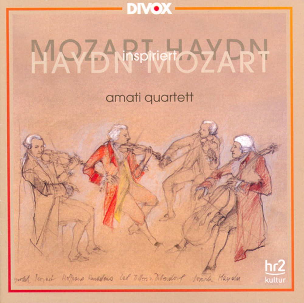 Обложка альбома «Mozart, W.A.: String Quartets Nos. 10, 19 - Haydn, J.: String Quartet No. 43» — Amati Quartet