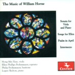 Horne, W.: Viola Sonata - Songs for Ellen - Psalm in April - Intermezzo