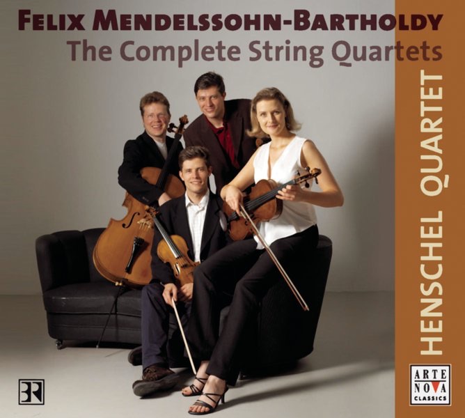 Обложка альбома «Mendelssohn: Complete String Quartets» — Henschel Quartet