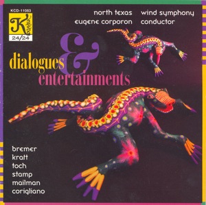 Kraft: Dialogues and Entertainments - Toch: Miniature Overture - Stamp: 4 Maryland Songs