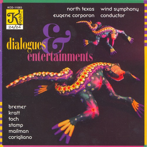 Kraft: Dialogues and Entertainments - Toch: Miniature Overture - Stamp: 4 Maryland Songs
