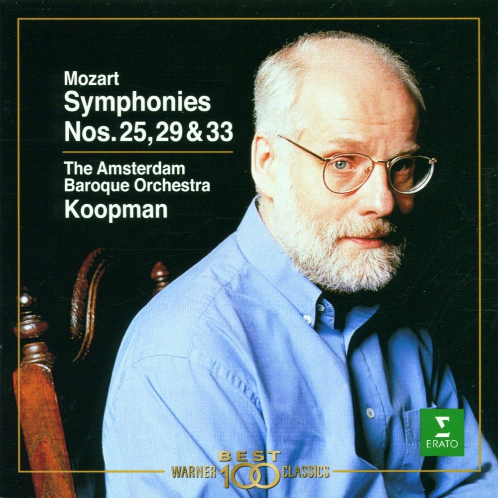 Обложка альбома «Mozart: Symphonies Nos. 25, 31, 'Paris' & 41, 'Jupiter'» — Amsterdam Baroque Orchestra & Ton Koopman