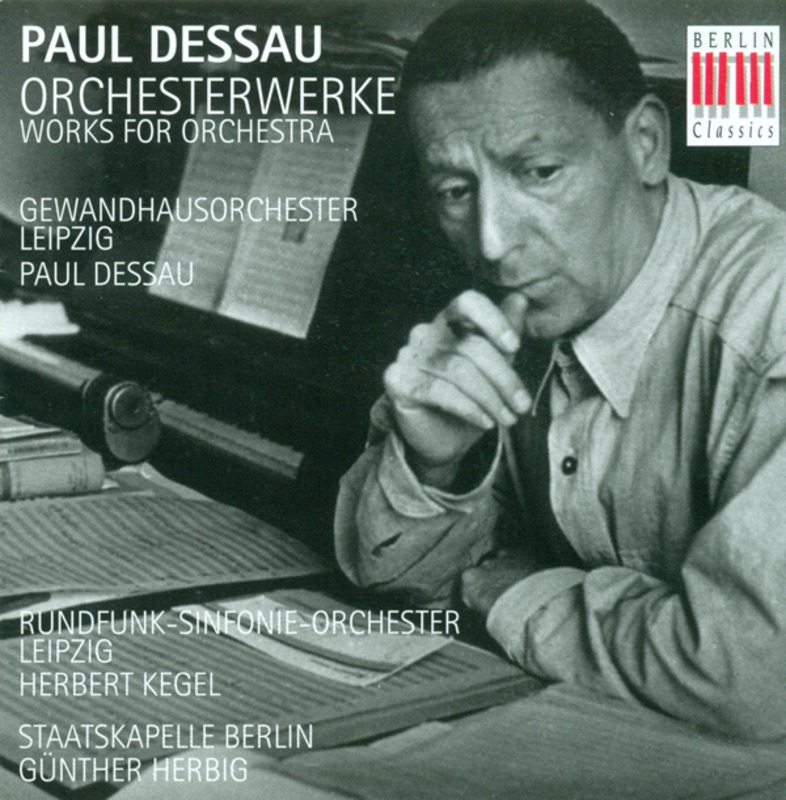 Dessau: Orchestral Music, Vol. 1 - In Memoriam Bertolt Brecht, Bach Variations & Orchestermusik No. 2, "Meer Der Sturme" cover art