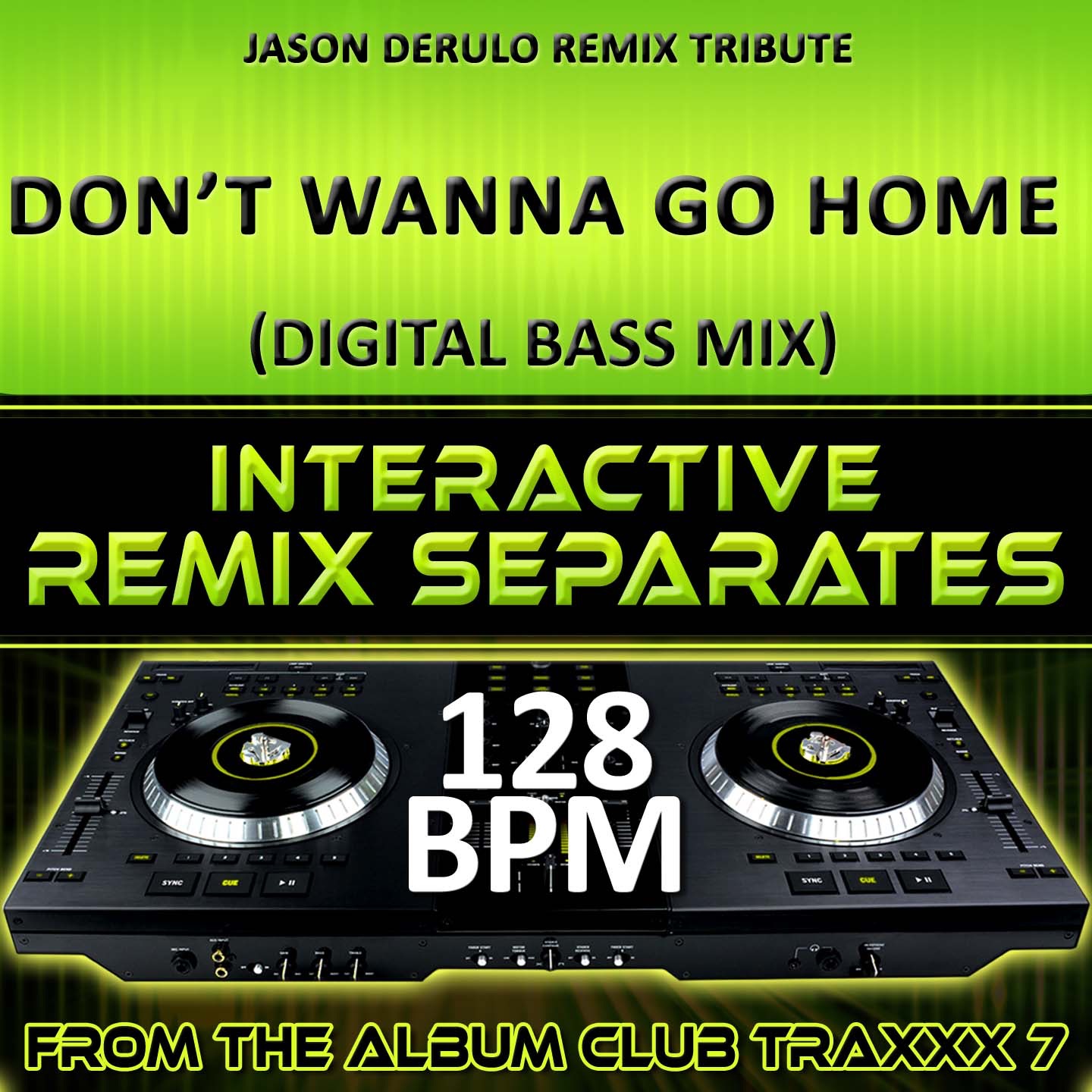 Don't Wanna Go Home (Jason Derulo Remix Tribute)[128 BPM Interactive Remix Separates] - EP