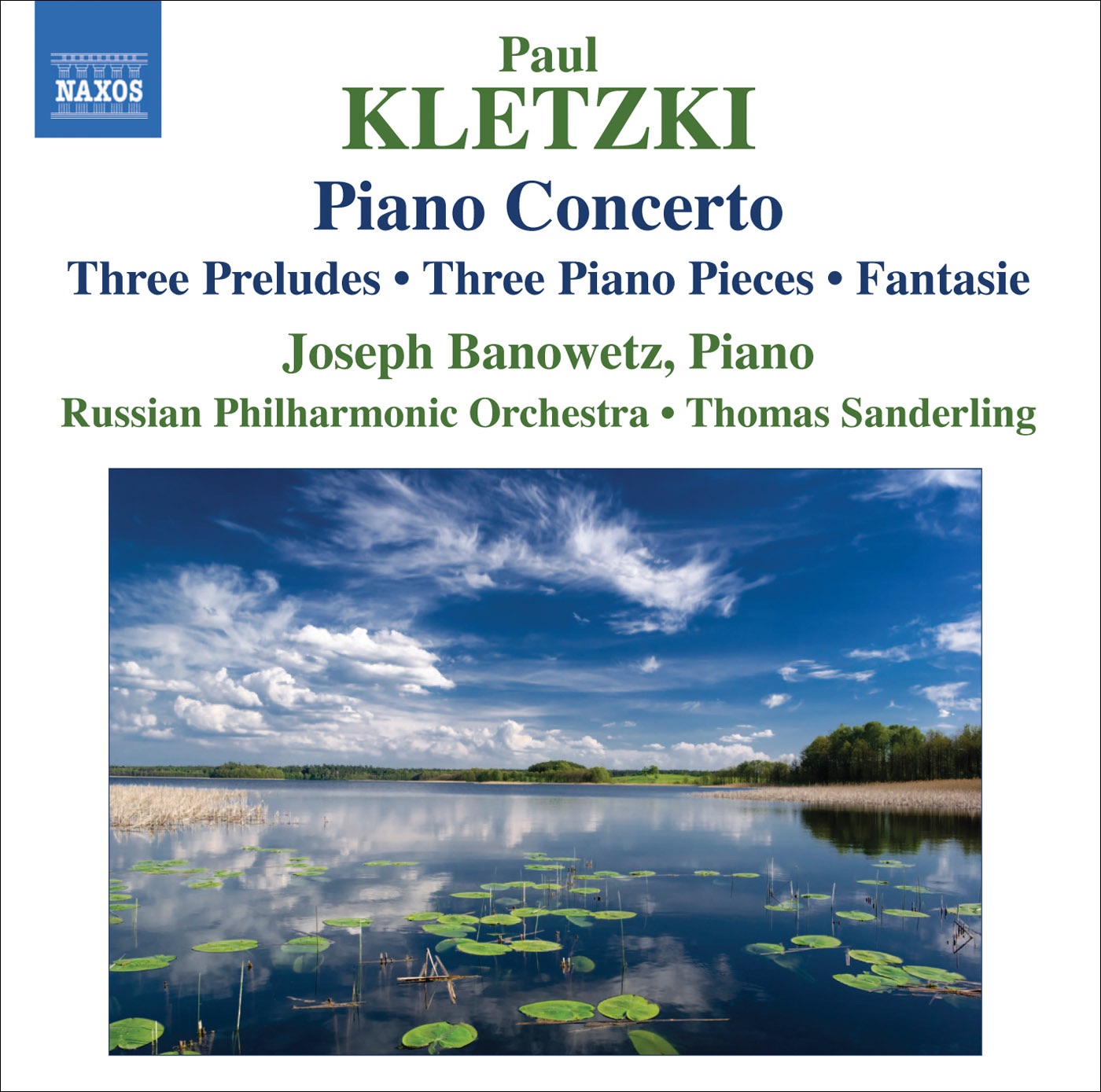 Kletzki: Piano Concerto by Joseph Banowetz, Thomas Sanderling & Russian Philharmonic Orchestra album cover