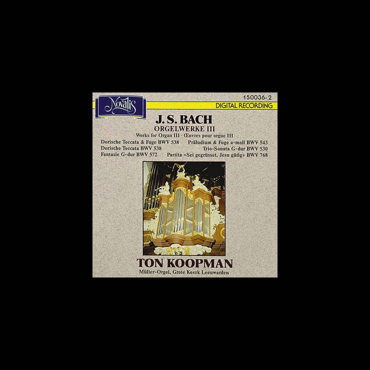 Альбом «Bach: Orgelwerke III» (Ton Koopman) в Apple Music