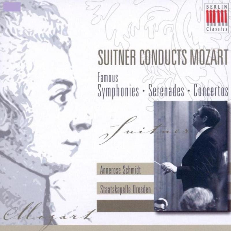 Обложка альбома «Mozart: Famous Symphonies, Serenades & Concertos» — Staatskapelle Dresden & Otmar Suitner