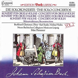 Bach: Solo Concertos, Vol. 2