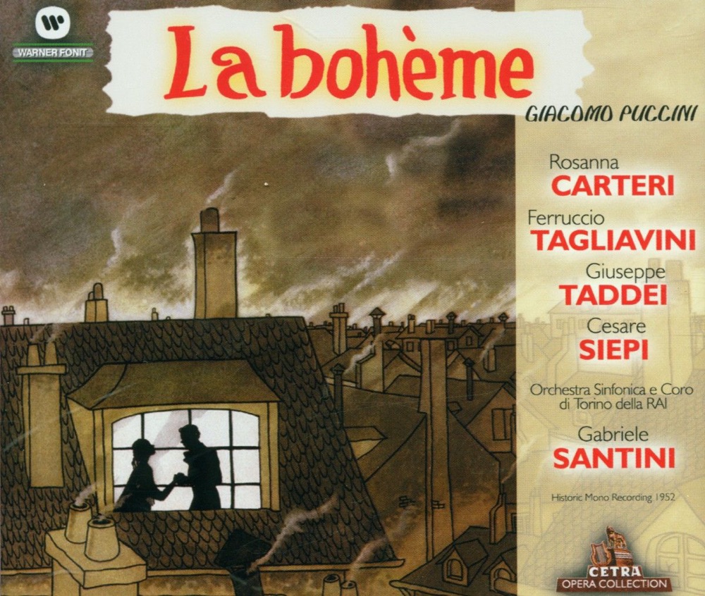Обложка альбома «Puccini: La Bohème» — Armando Benzi, Gabriele Santini & Orchestra Sinfonica di Torino della RAI