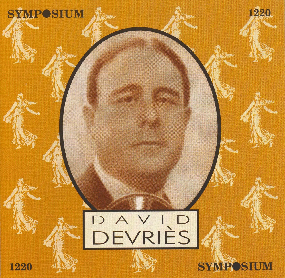 Обложка альбома «David Devries (1904-1931)» — Studio Pianist, David DeVries, Studio Orchestra, Studio ensemble, Gabrielle Lejeune-Gilbert & Emile Nerini