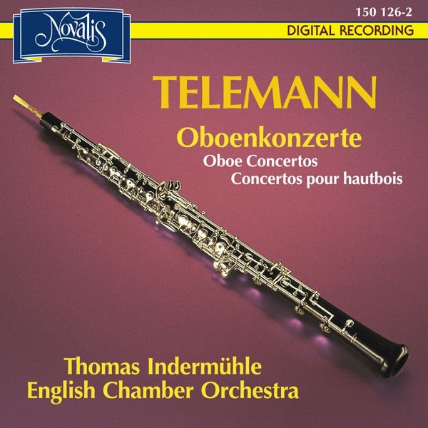 Обложка альбома «Telemann: Oboe Concertos» — English Chamber Orchestra & Thomas Indermühle