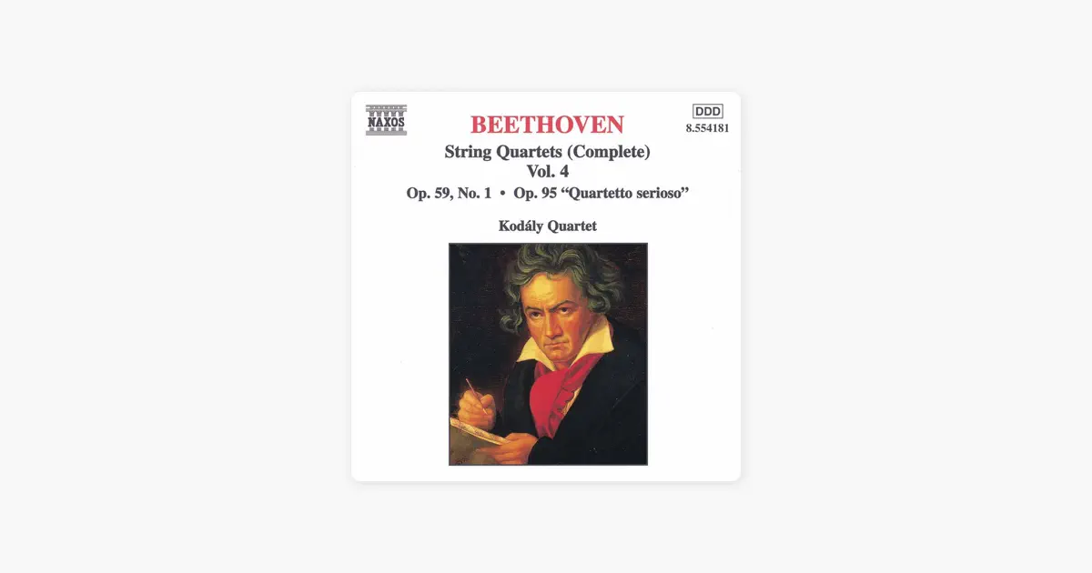 ‎Beethoven String Quartets Op. 59, No. 1, 'Rasumovsky' and Op.