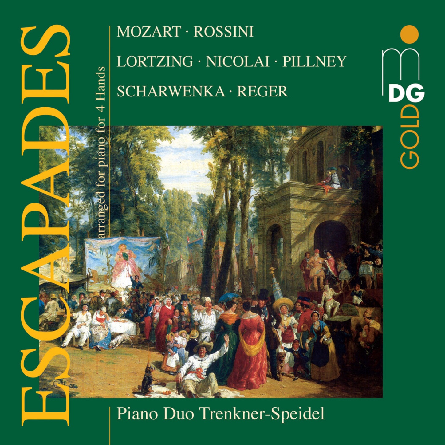 Escapades by Piano Duo Trenkner/Speidel album cover