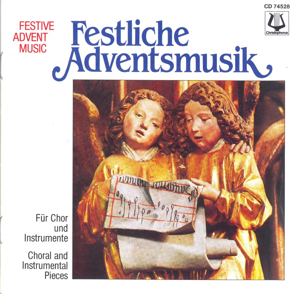 Обложка альбома «Advent Music (Choral and Instrumental Pieces)» — Army Band X Chamber Orchestra, Simon Dach, Eberhard Kraus, Karl Norbert Schmid, Christine Pernpeintner, Regensburg Kirchen Musik-schule Instrumental Ensemble, Regensburg Kirchen Musik-schule Choir, Stadtischer Kammerchor Marktoberdorf, Jugendchor Ostallgau, Arthur Gross, Collegium tubicense Ulm, Wolfgang Baumgratz, Franz Lehrndorfer, Irmgard Heichele, Munich Hochschule fur Musik Chamber Choir, Munich Kleine Chor der Hochschule fur Musik, Fritz Schieri, Max Frey, Blaserquartett Rossmanith, Helmut P. Tramnitz, Magdeburg Cathedral Choir, Gunther Hoff, Edward H. Tarr & Irmtraud Kruger