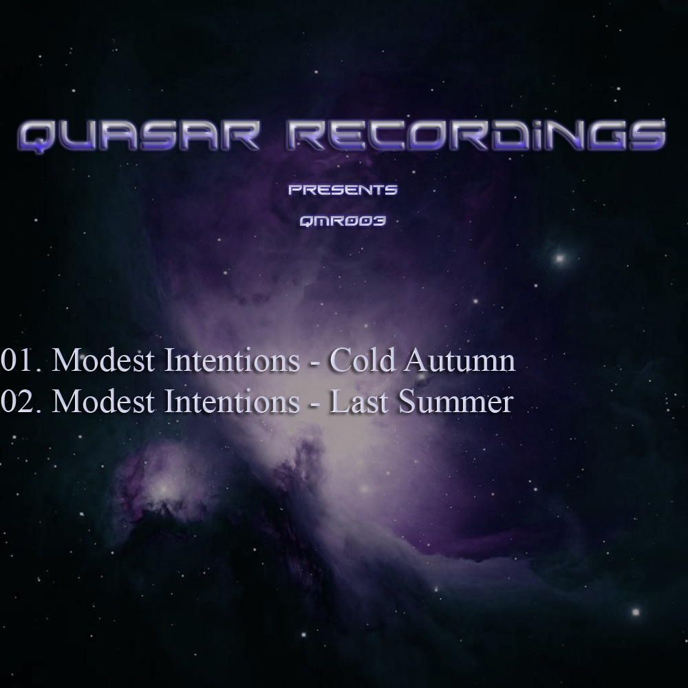 Обложка альбома «Cold Autumn - Single» — Modest Intentions