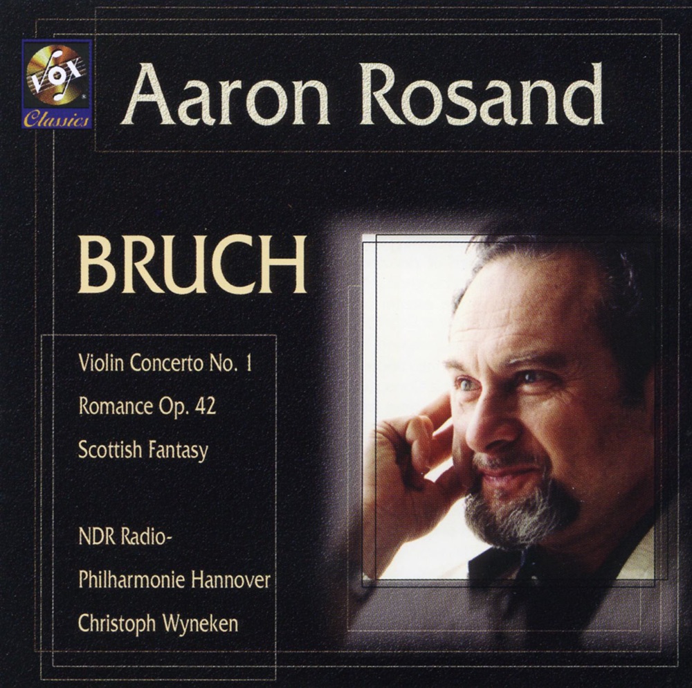 Обложка альбома «Bruch: Violin Concerto No. 1, Romance In A Minor, Scottish Fantasy» — Aaron Rosand