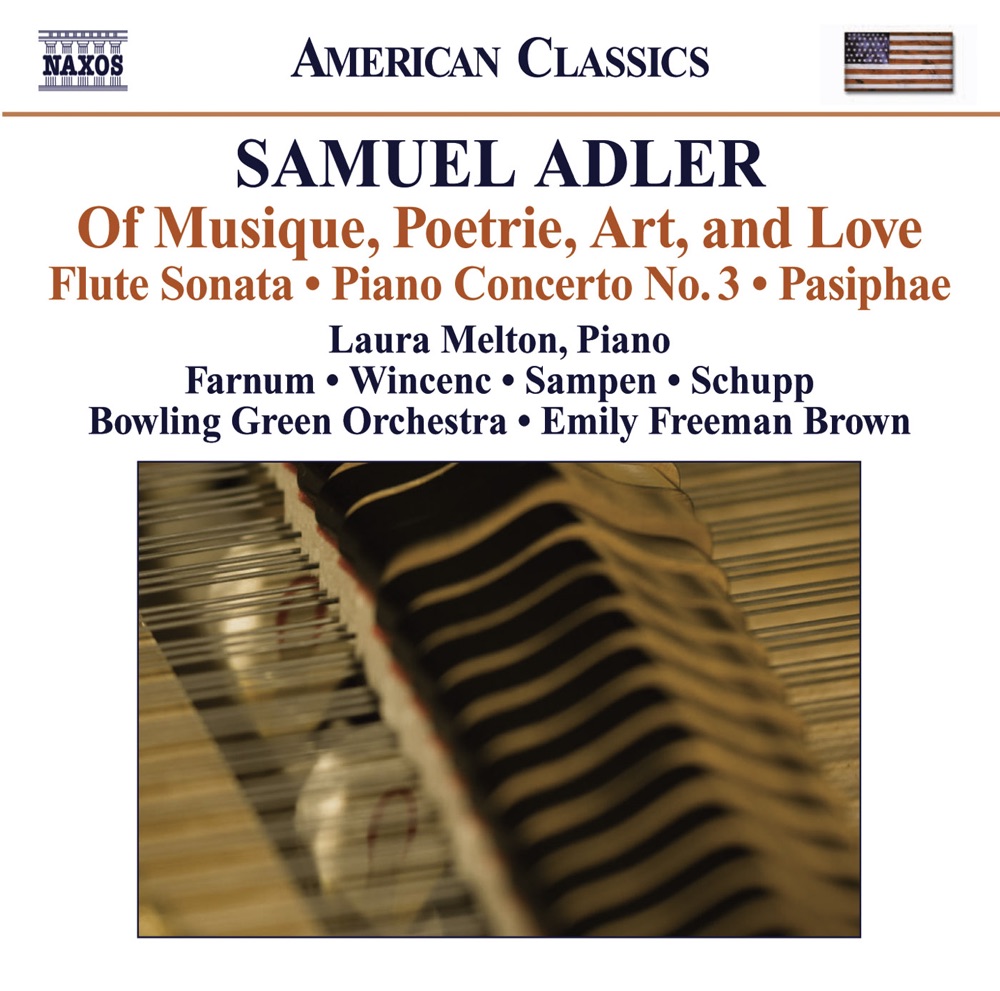 Обложка альбома «Adler: Of Musique, Poetrie, Art, and Love - Flute Sonata - Piano Concerto No. 3 & Pasiphae» — Various Artists