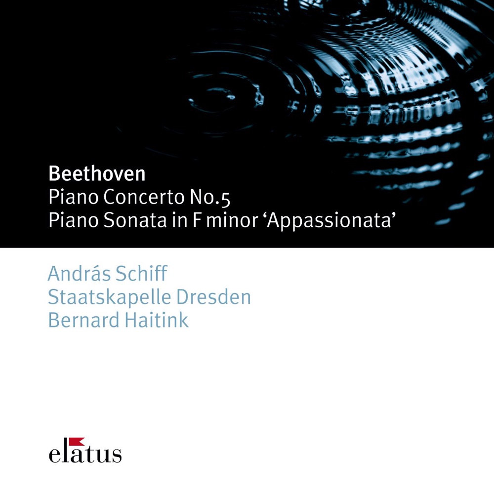 Обложка альбома «Beethoven: Piano Concerto No. 5, Piano Sonata No. 23» — András Schiff, Bernard Haitink & Staatskapelle Dresden