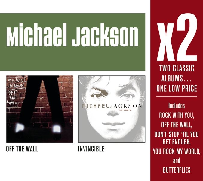 Обложка альбома «x2: Off the Wall / Invincible» — Michael Jackson