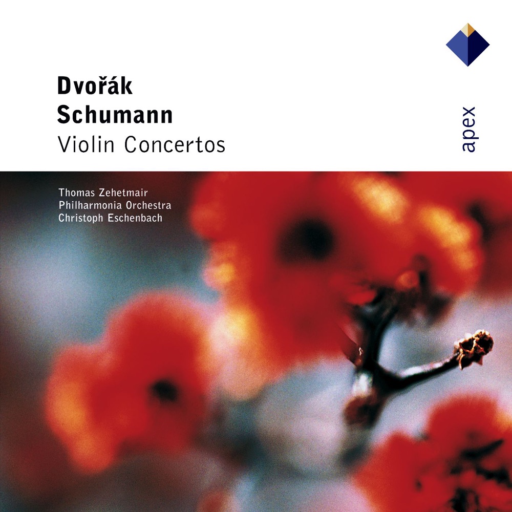 Обложка альбома «Dvorák - Schumann: Violin Concertos» — Christoph Eschenbach, Philharmonia Orchestra & Thomas Zehetmair