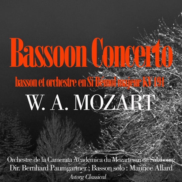 Mozart : Bassoon Concerto, K. 191 - Single
