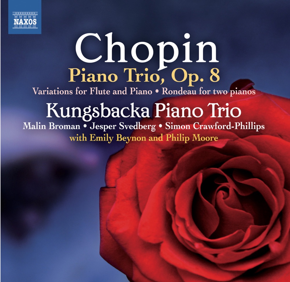 Обложка альбома «Chopin: Piano Trio - Variations for Flute» — Simon Crawford-Phillips, Philip Moore, Emily Beynon & Kungsbacka Piano Trio