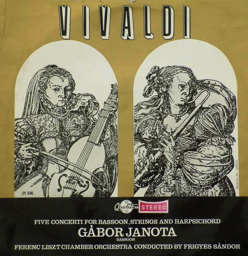 Обложка альбома «Five Concerts for Basson» — Gánor Janota & Frigyes Sándor