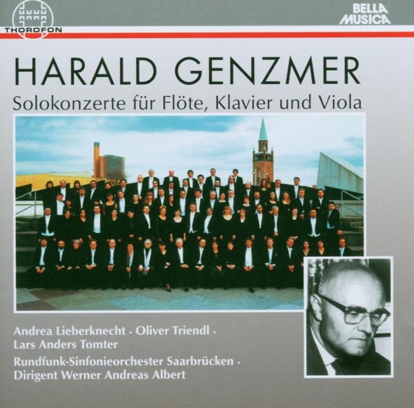 Genzmer: Solokonzerte Fuer Flöte, Klavier und Viola