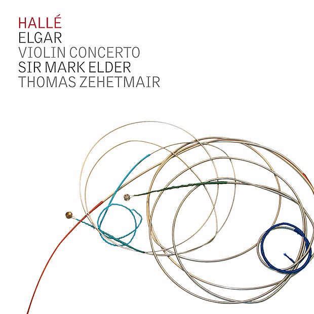 Обложка альбома «Elgar: Violin Concerto, The Kingdom Prelude, The Dream of Gerontius Prelude and the Angel's Farewell» — Hallé, Sir Mark Elder, Thomas Zehetmair & Alice Coote