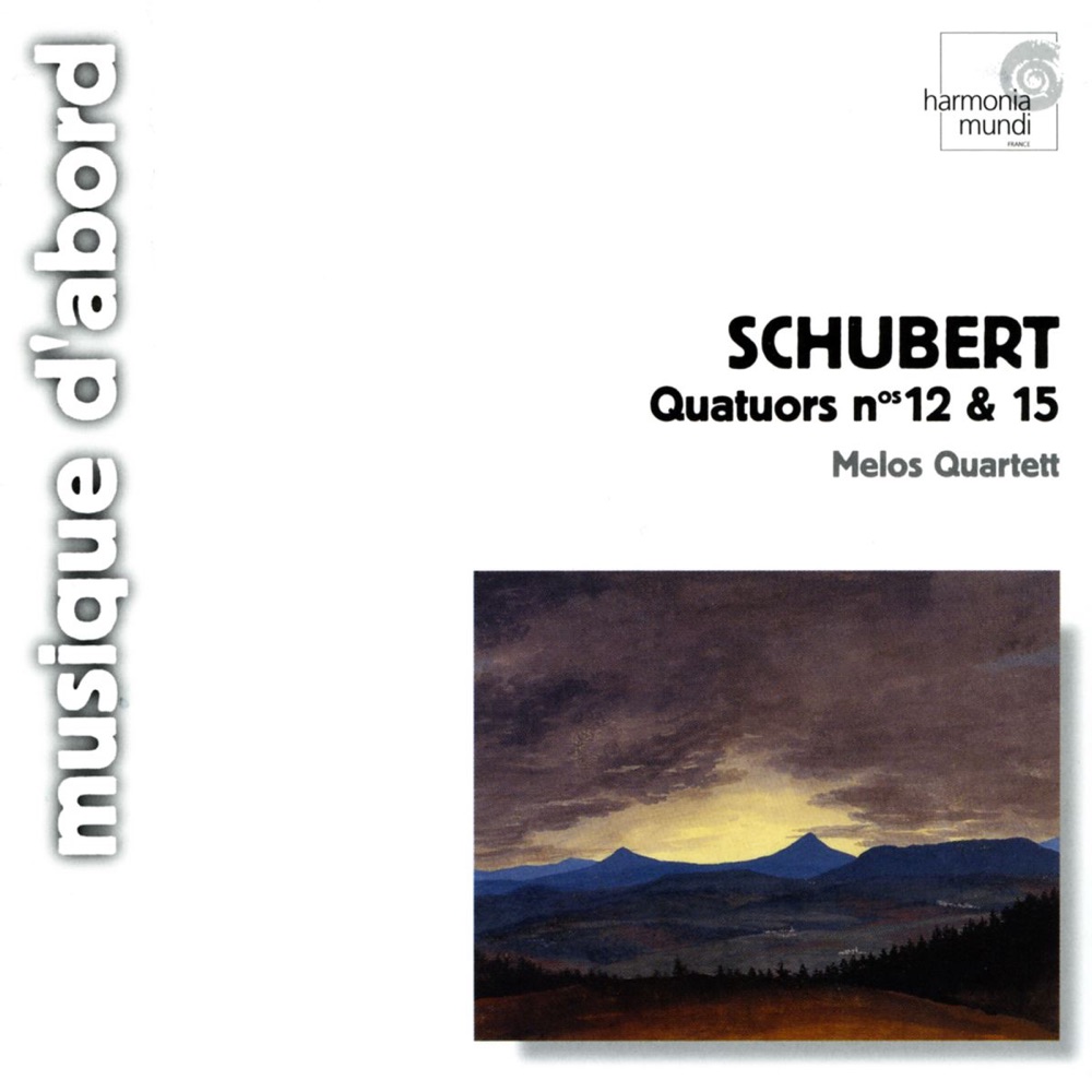 Обложка альбома «Schubert: String Quartets Nos. 12 & 15» — Melos Quartett