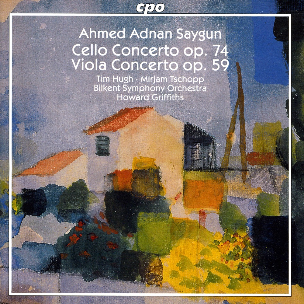 Обложка альбома «Saygun: Cello Concerto - Viola Concerto» — Tim Hugh, Howard Griffiths, Bilkent Symphony Orchestra & Mirjam Tschopp