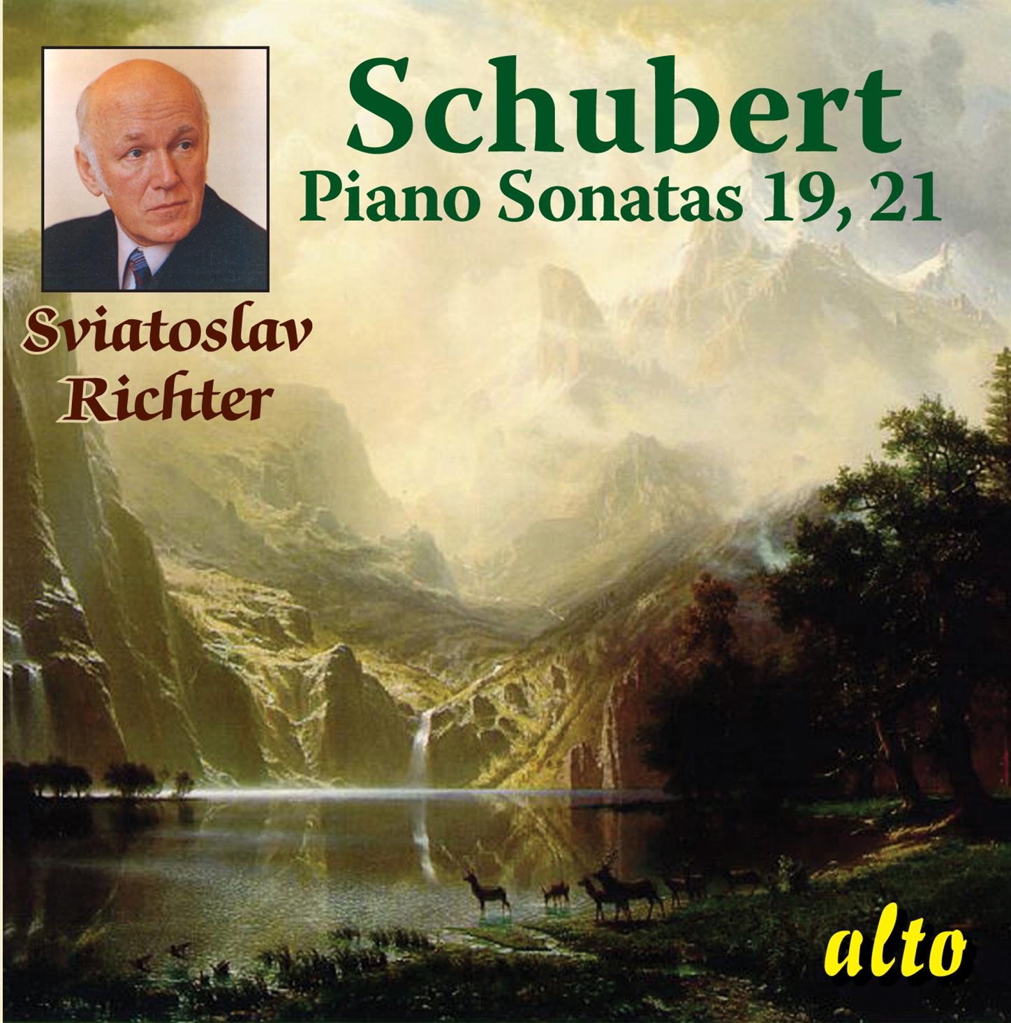 Sviatoslav Richter plays Schubert - Sonatas Nos. 19 & 21 by Sviatoslav Richter album cover
