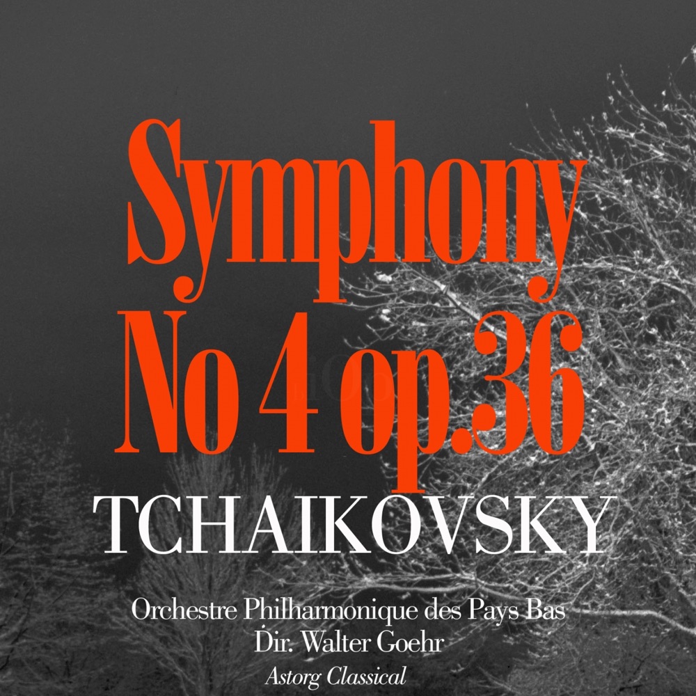 Обложка альбома «Tchaïkovski : Symphony No. 4, in F minor, Op. 36» — Orchestre Philharmonique des Pays Bas & Walter Goehr