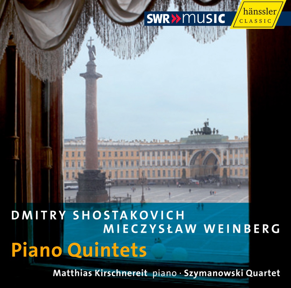 Обложка альбома «Shostakovich & Weinberg: Piano Quintets» — Szymanowski Quartet