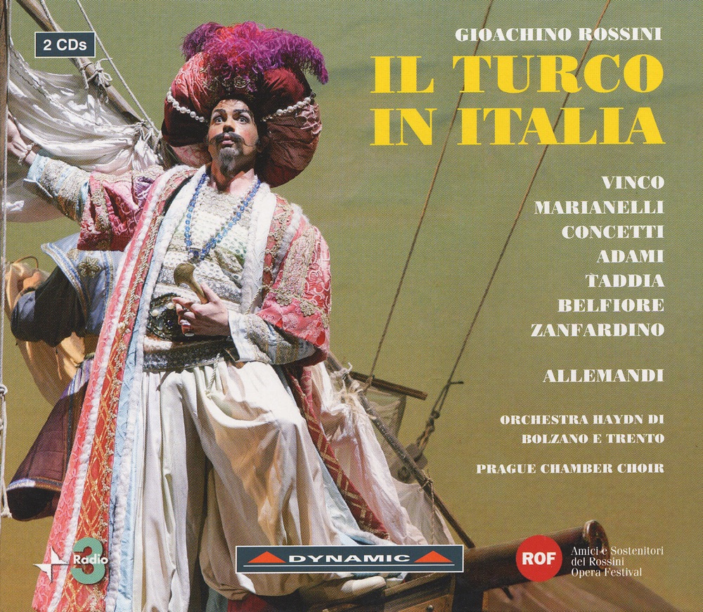 Обложка альбома «Rossini: Il Turco In Italia» — Marco Vinco, Daniele Zanfardino, Prague Chamber Chorus, Antonello Allemandi & Bolzano-Trento Haydn Orchestra