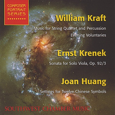 Composer Portrait Series William Kraft, Ernst Krenek, and Joan Huang