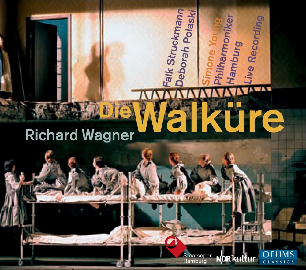 Обложка альбома «Wagner, R.: Die Walkure» — Hellen Kwon, Stuart Skelton, Yvonne Naef, Falk Struckmann, Deborah Polaski, Hamburg Philharmonic State Orchestra, Deborah Humble, Simone Young, Katja Pieweck, Gabriele Rossmanith, Ann-Beth Solvang, Mikhail Petrenko, Jeanne Piland, Miriam Gordon-Stewart, Maria-Cristina Damian & Renate Singler