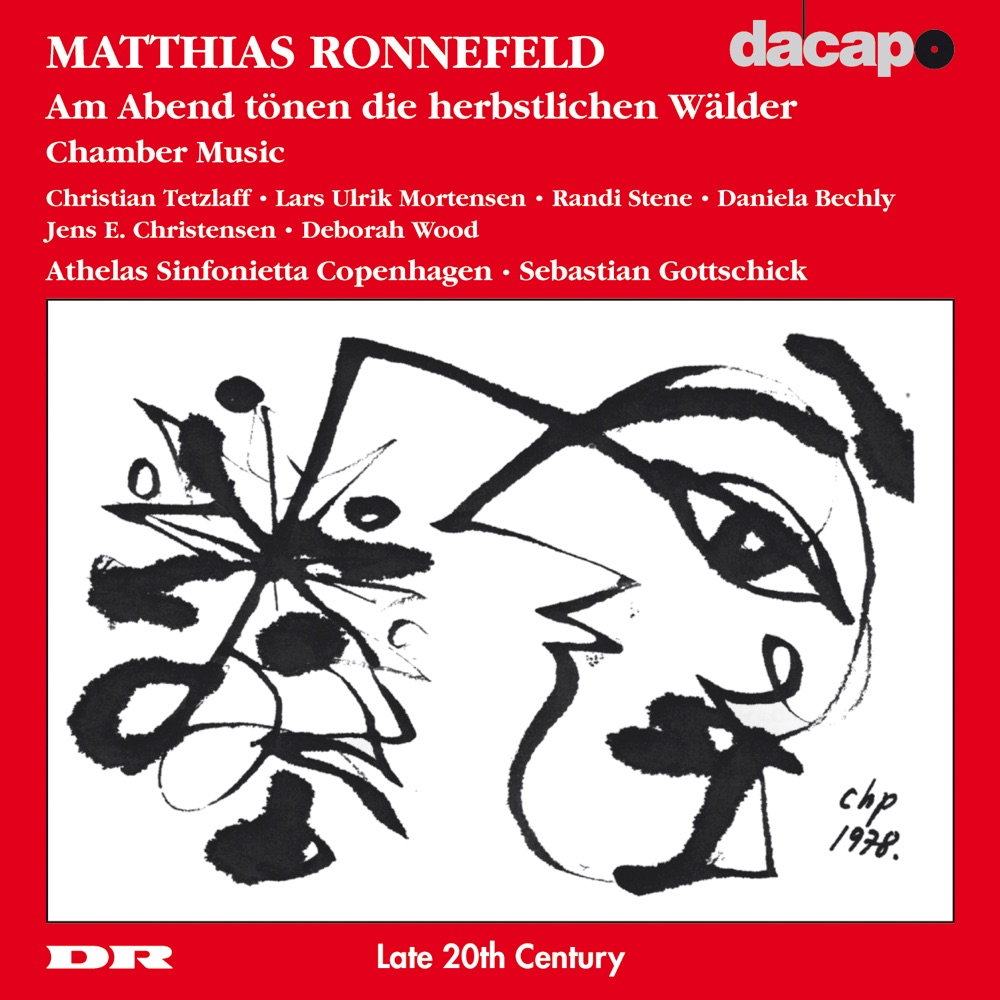 Обложка альбома «Ronnefeld: Chamber Music» — Randi Stene, Athelas Sinfonietta Copenhagen, Daniela Bechly, Sebastian Gottschick, Christian Tetzlaff, Lars Ulrik Mortensen, Deborah Wood & Jens E. Christensen