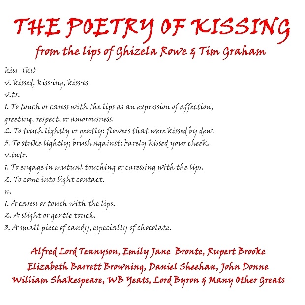 Обложка альбома «The Poetry of Kissing» — Ghizela Rowe & Tim Graham