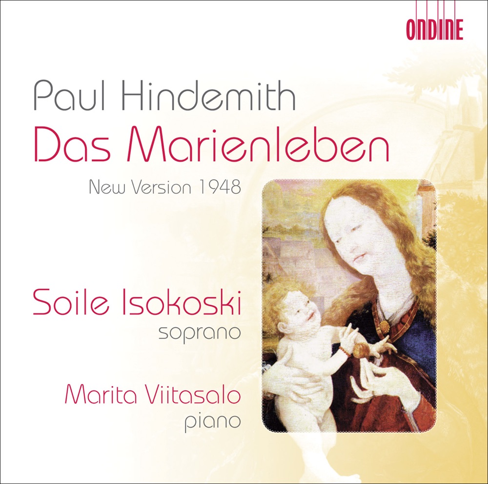 Обложка альбома «Hindemith: Das Marienleben (Revised Version, 1948)» — Soile Isokoski & Marita Viitasalo