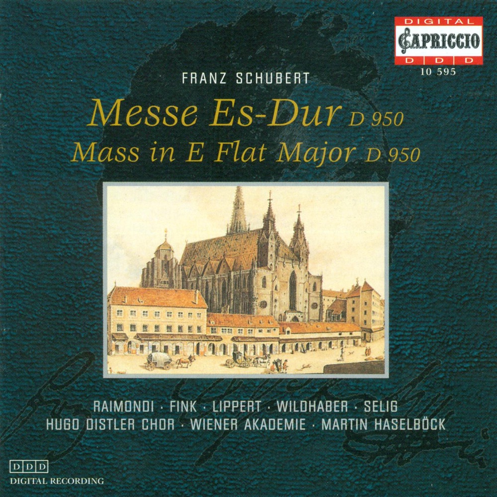 Обложка альбома «Schubert: Mass No. 6 & Tantum Ergo» — Herbert Lippert, Martin Haselbock, Ildikò Raimondi & Vienna Academy